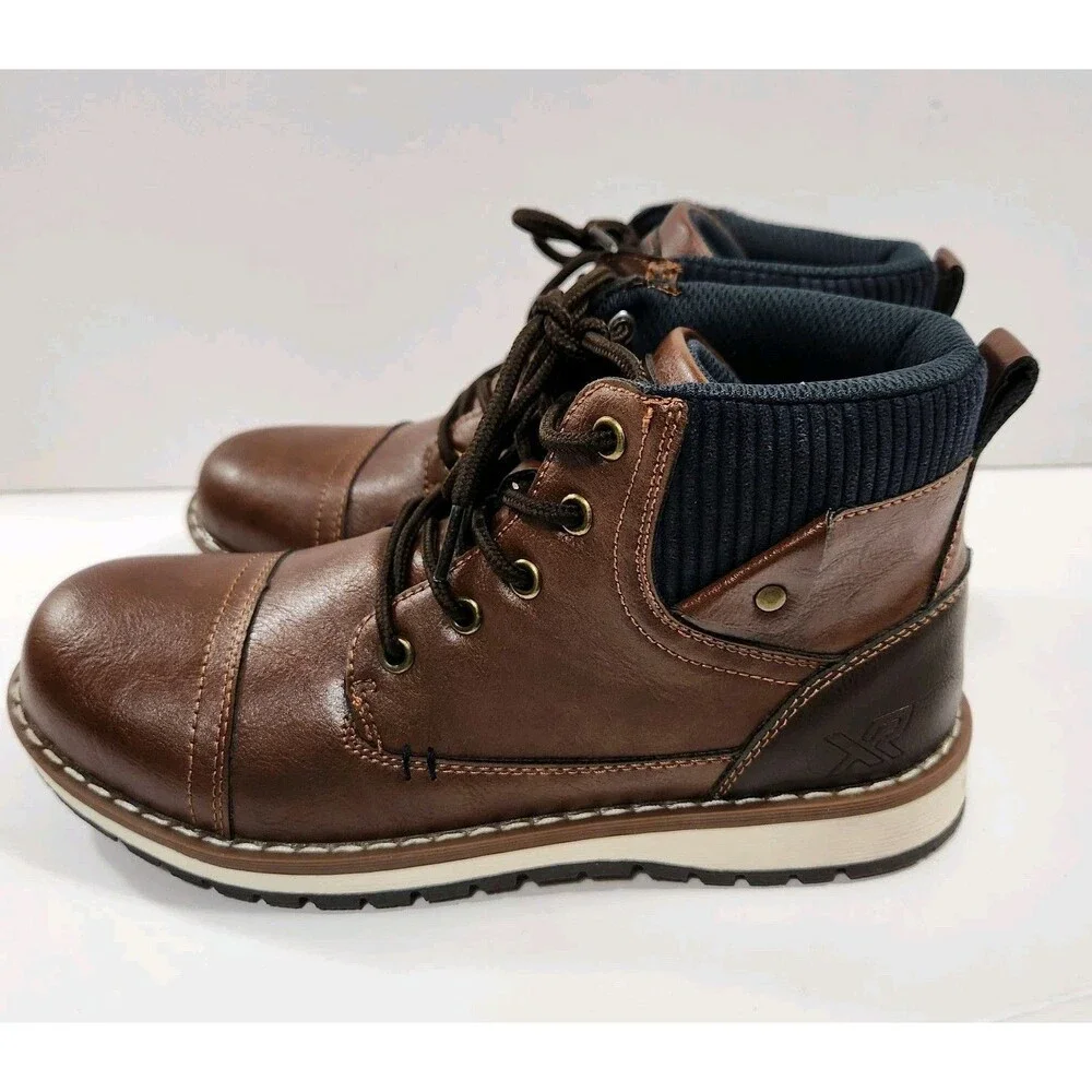 XRAY Men/Boy Lace-Up Boot Color Brown Size 6.5 Style XRW955K